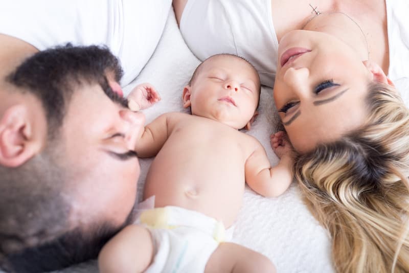 accompagnement postnatal, famille avec bébé